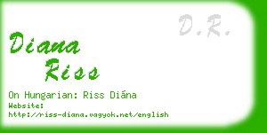 diana riss business card